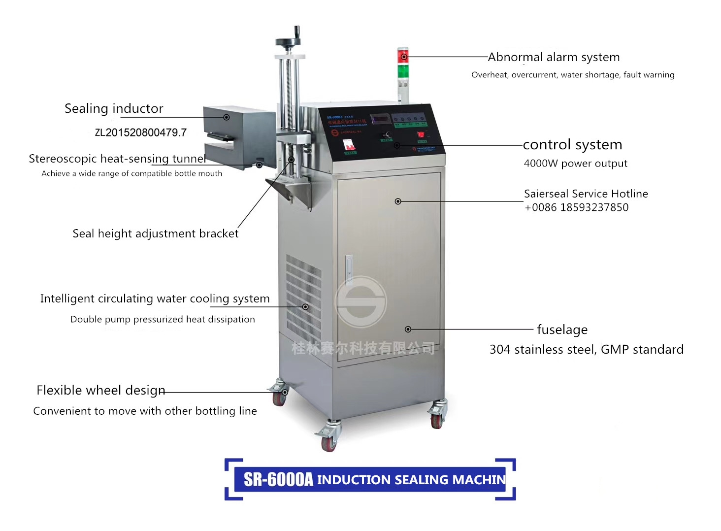 SR-3000A Induction Sealer Induction Sealing Machine by GLSEAL